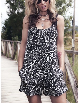 Mono Felinos Corto Aire Retro