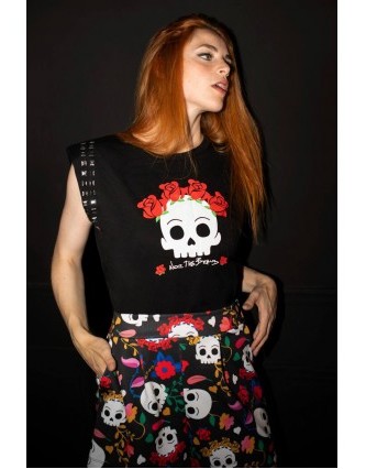 Short Flower Skull Noc the...