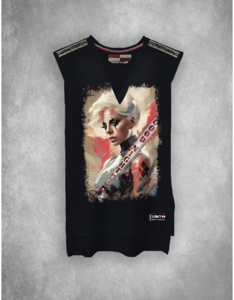 Camiseta LASAL Goodnight Negro