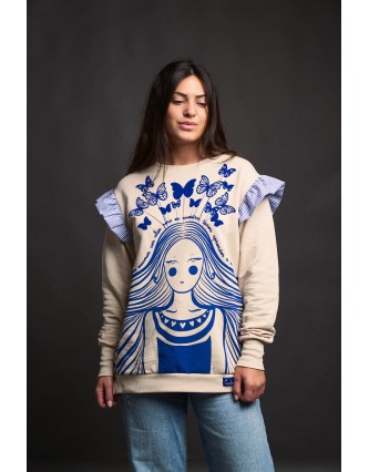 Sudadera Mariposas Anabel Lee