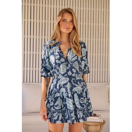 ▷ Vestido Bordeaux Marice Mini Jaase| Sopotey