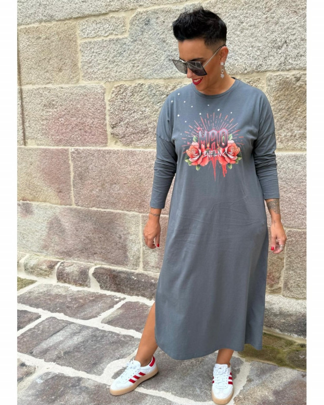▷ Vestido Mad Influence Rosas  | Sopotey 2