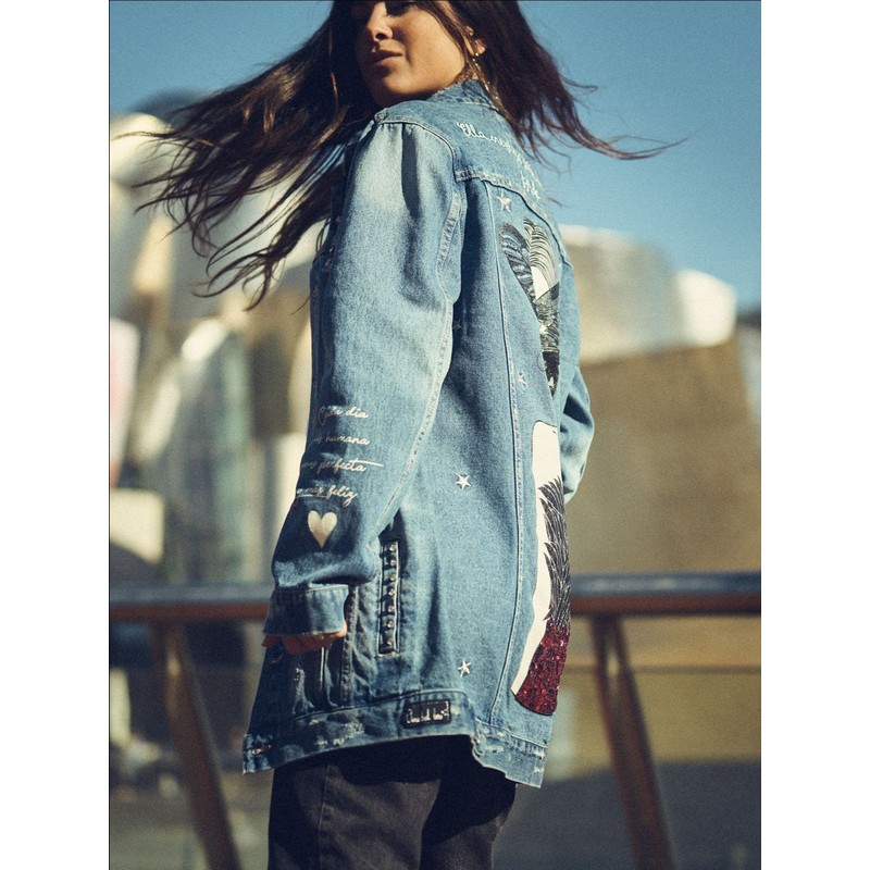 ▷ Chaqueta Denim Butterfly Anabel Lee