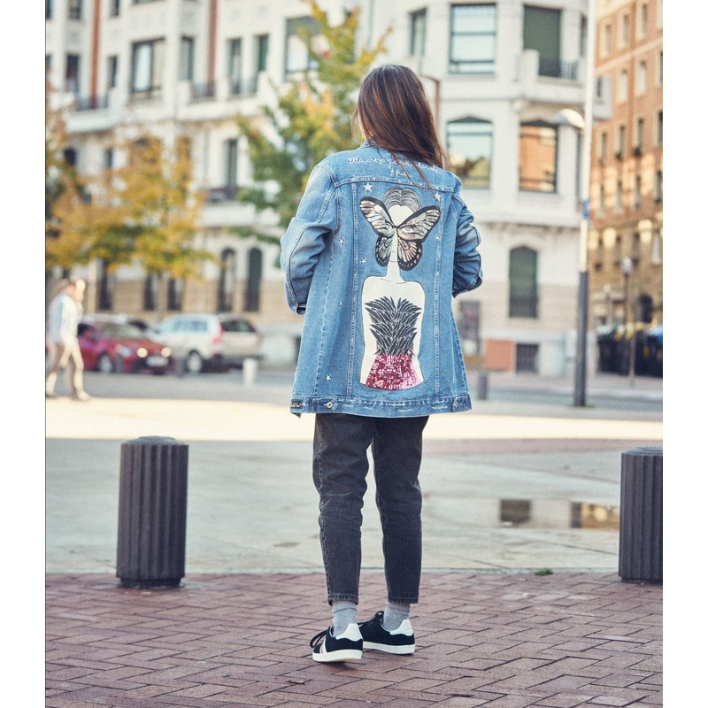 ▷ Chaqueta Denim Butterfly Anabel Lee