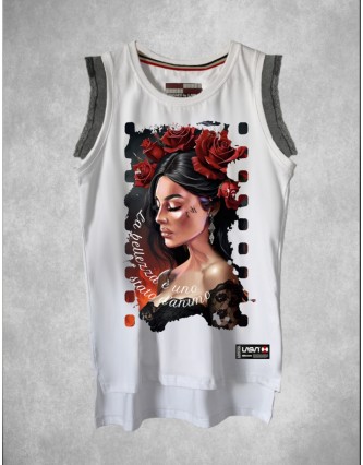 Camiseta LASAL Bellezza Blanco