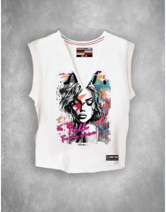 Camiseta LASAL Talk Blanco