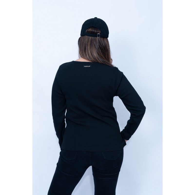 Camiseta El Sueño de Lola Lola Basic Gold - Black