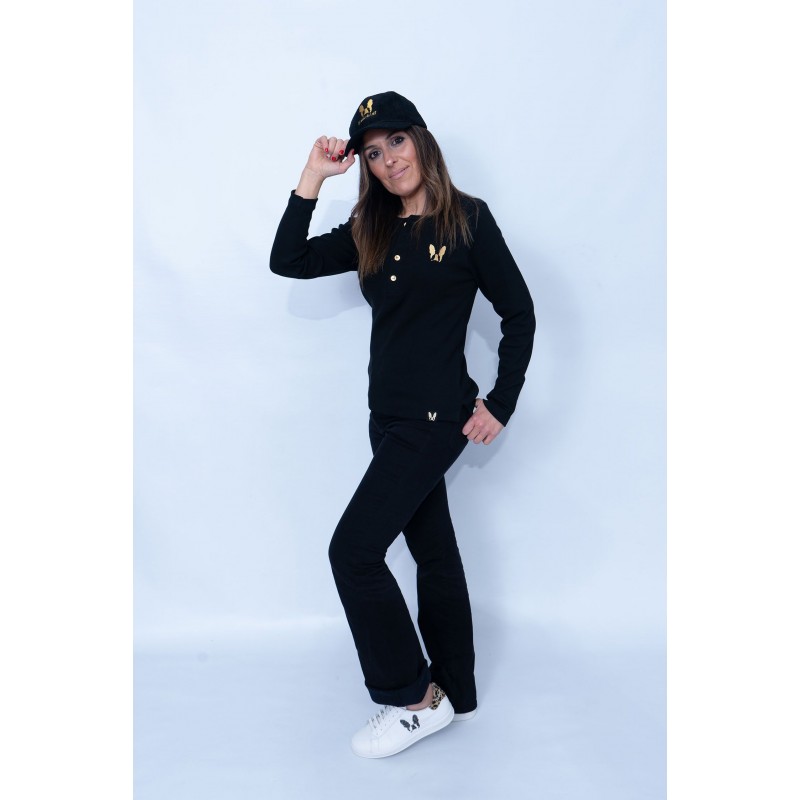 Camiseta El Sueño de Lola Lola Basic Gold - Black