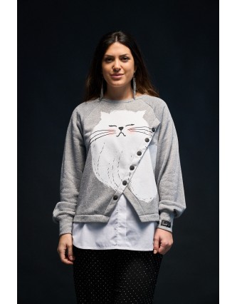 Sudadera Gato Anabel Lee