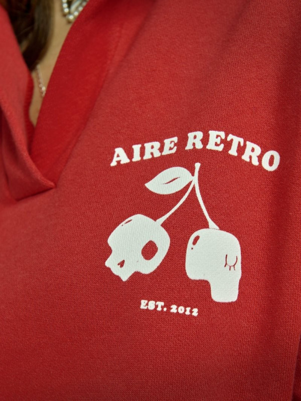 ▷ Sudadera Amores Platonicos Roja Aire Retro | Sopotey 2