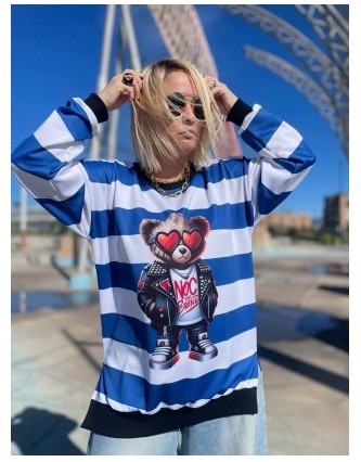 Sudadera Over Grizzly Noc...