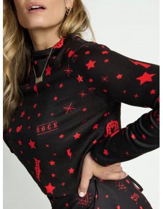 Camiseta Circo - Rock Negra...