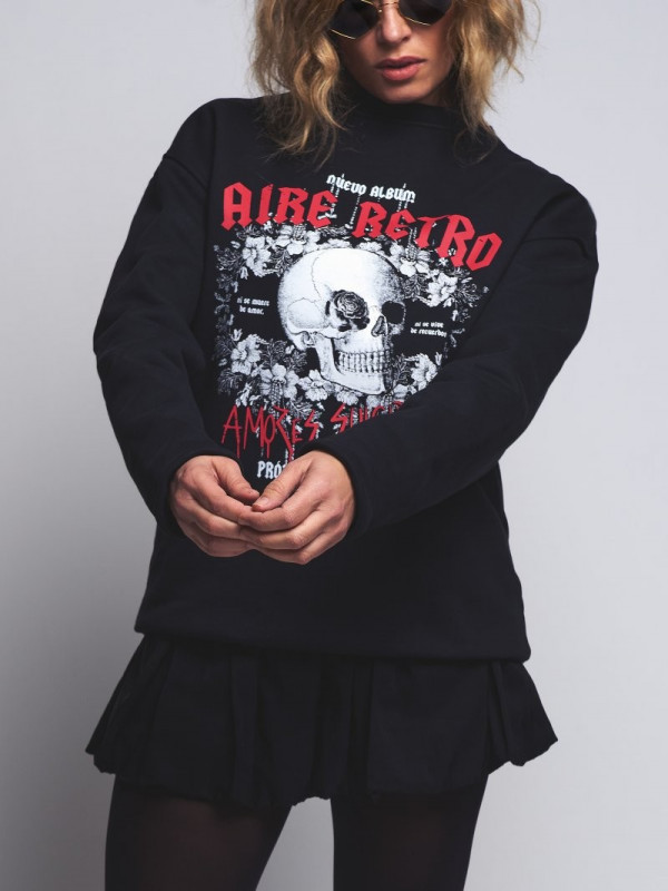 ▷ Sudadera Unisex Amores Suicidas Aire Retro | Sopotey 2