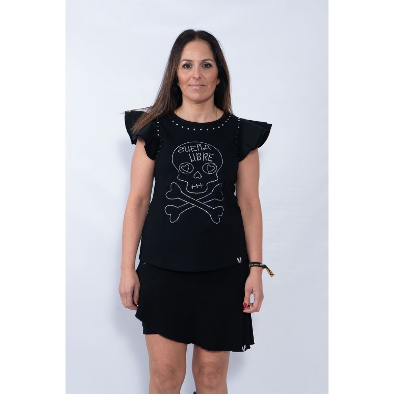 Camiseta Sueña Libre Strass El Sueño de Lola | Sopotey
