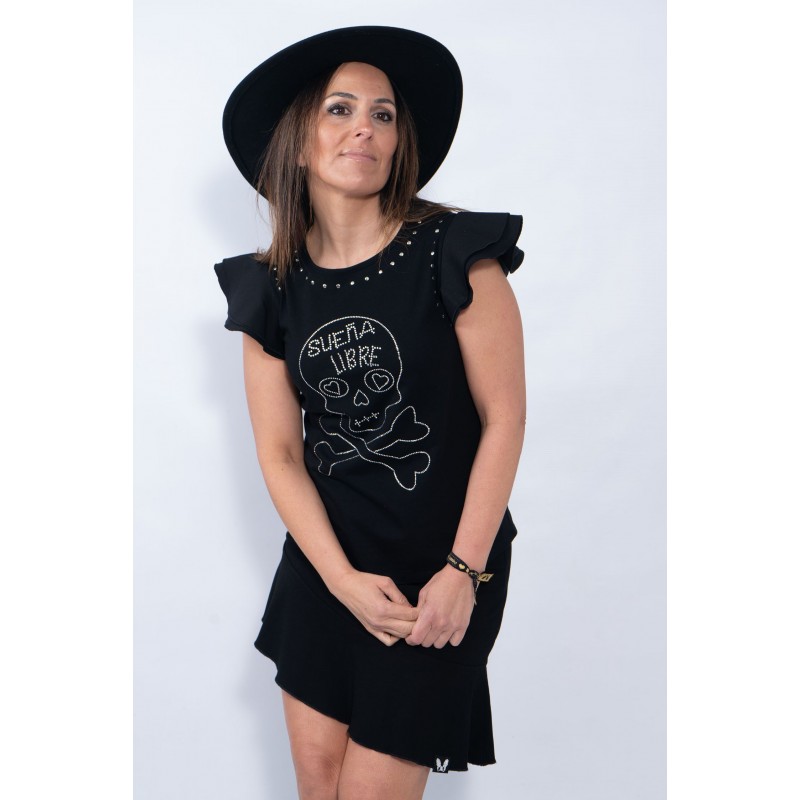Camiseta Sueña Libre Strass El Sueño de Lola | Sopotey