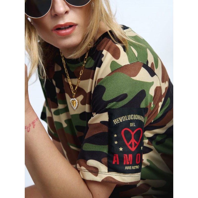 ▷ Comprar vestido Camuflaje Revolucionaria Aire Retro | Sopotey Woman.