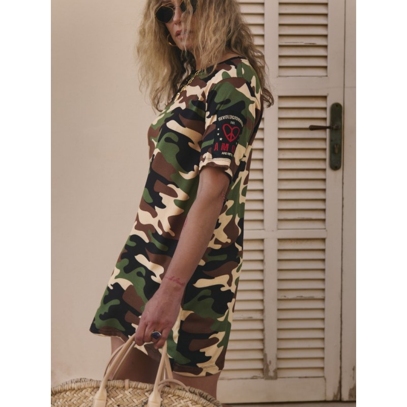 ▷ Comprar vestido Camuflaje Revolucionaria Aire Retro | Sopotey Woman.