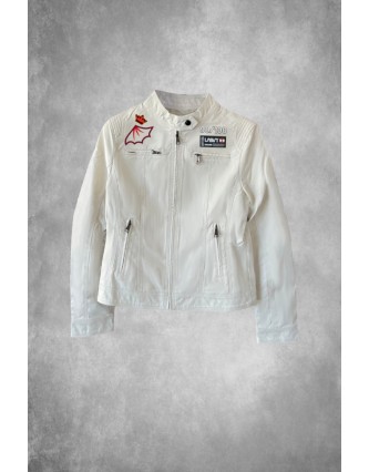 Cazadora ecopiel mujer...