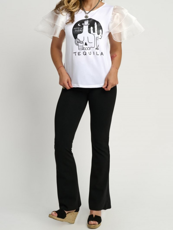 ▷ Cami Tequila Manga Organza Aire Retro | Sopotey 2