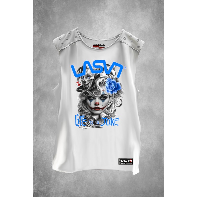 ▷ Camiseta LASAL Joke Blanco