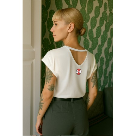 ▷ Camiseta LASAL Cat Blanco