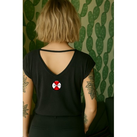 ▷ Camiseta LASAL Cat Negro
