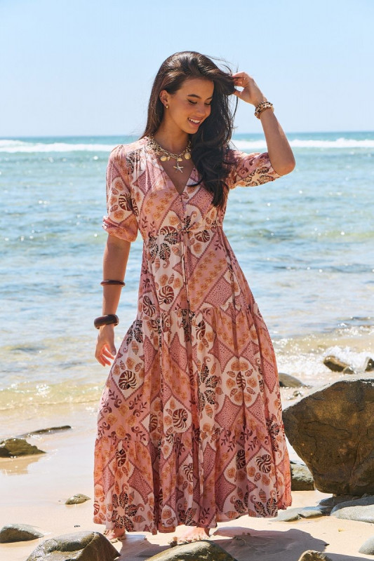 ▷ Vestido Tahitian Tessa Maxi Jaase| Sopotey 2