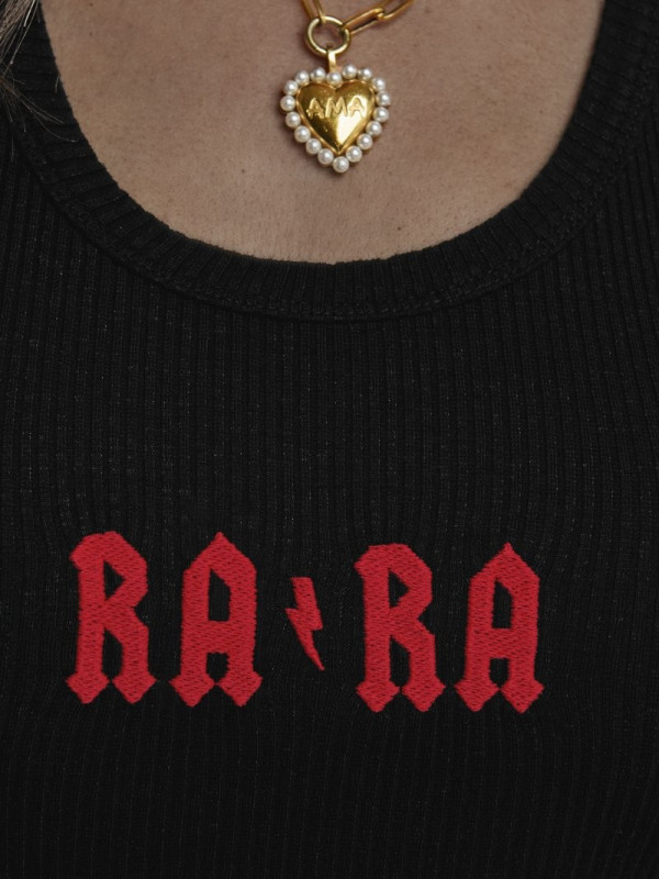 ▷ Cami Tirantes Rara Negra Aire Retro | Sopotey 2