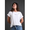 ▷ Camiseta Anabel Lee Actitud + Blanca