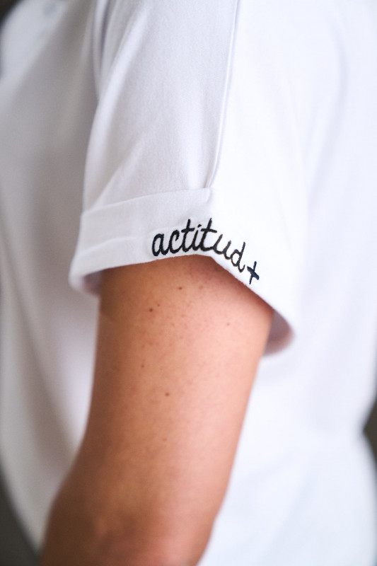 ▷ Camiseta Anabel Lee Actitud + Blanca 2