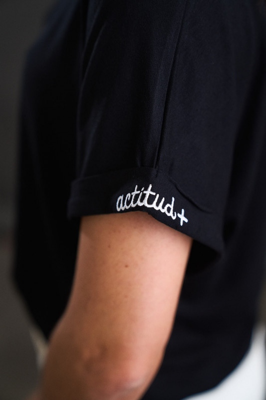 ▷ Camiseta Anabel Lee Actitud + Negra 2