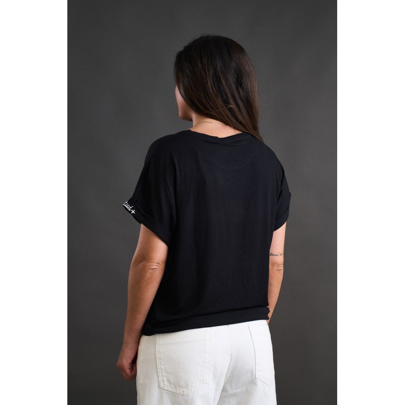 ▷ Camiseta Anabel Lee Actitud + Negra