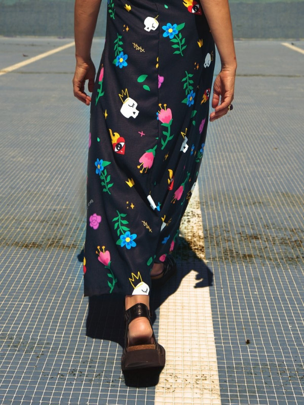 ▷ Comprar Vestido Largo Lencero AMA Aire Retro | Sopotey Woman. 2
