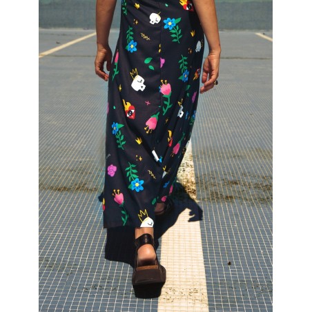 ▷ Comprar Vestido Largo Lencero AMA Aire Retro | Sopotey Woman.