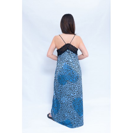Vestido Lencero Print Blue El Sueño de Lola | Sopotey
