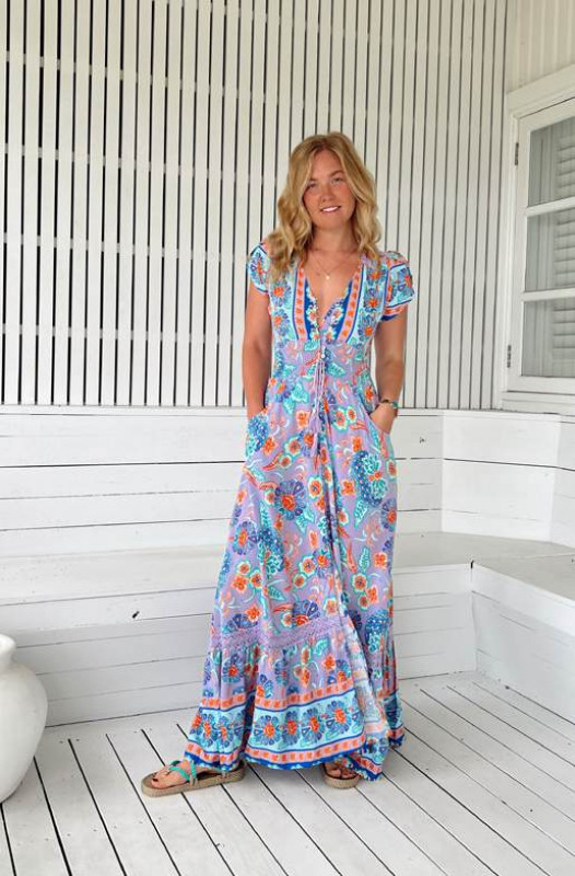 ▷ Vestido Daydreamer Romi Maxi Jaase| Sopotey 2