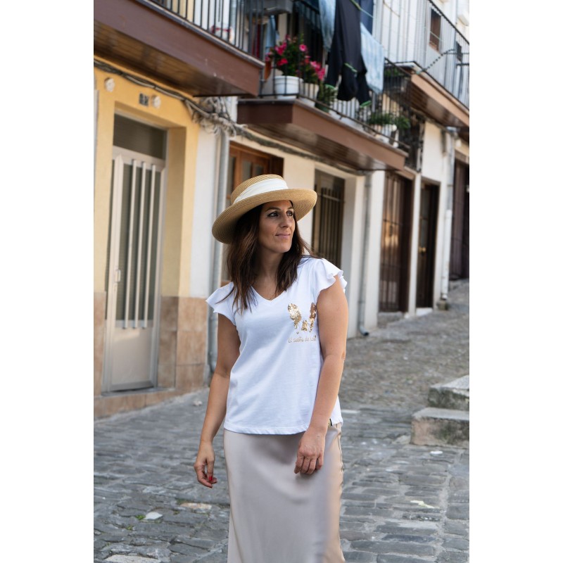 Camiseta El Sueño de Lola Loluca Gold – Sopotey Woman.