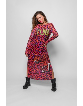 Vestido Camiseta Largo Tul...