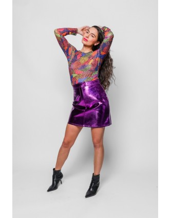 Camiseta Entallada de Tul...