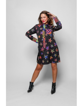 Vestido Corte A Maxi Cuello...