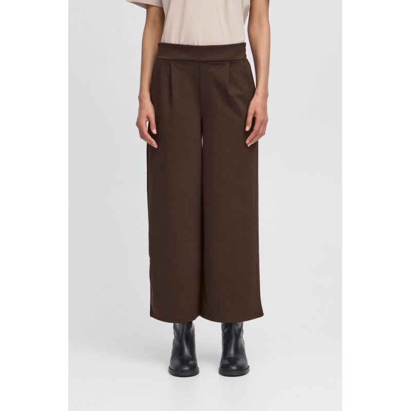 Pantalon Kate Ancho Largo Chocolate Torte ICHI