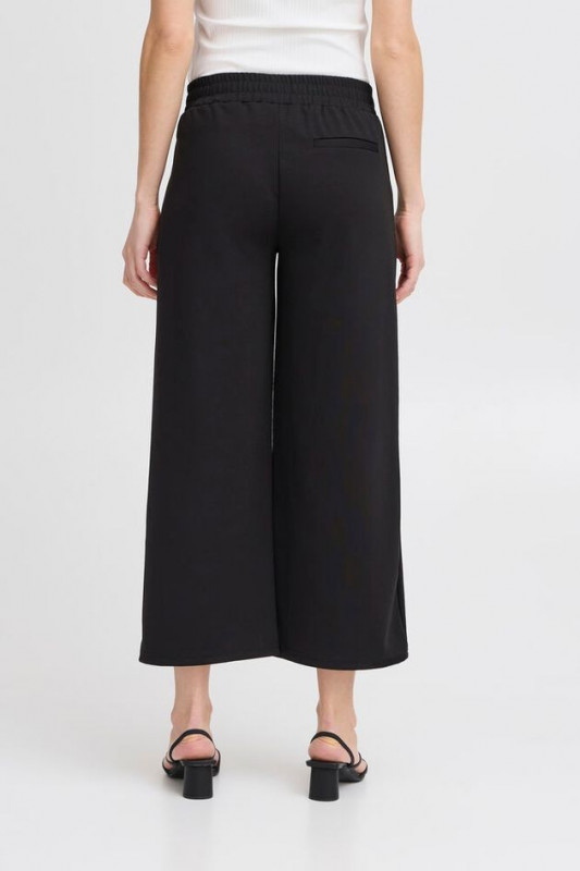 Pantalon Kate Ancho Tobillero Black ICHI 2
