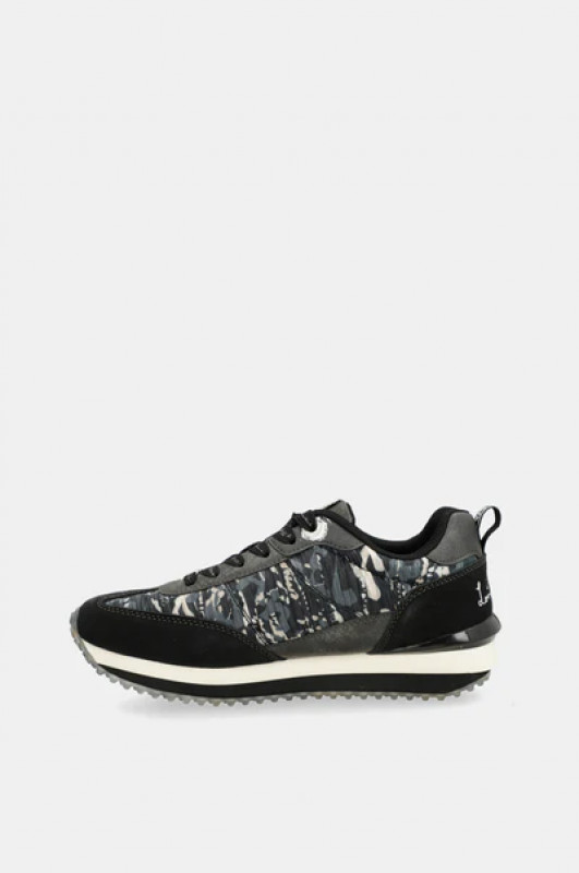 Deportivos Negros Suela Multicolor Anekke 2