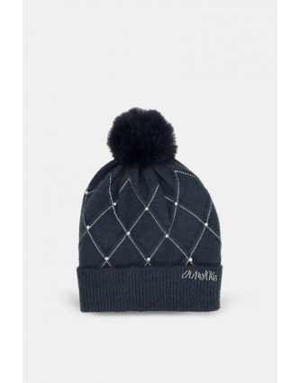 Gorro de Punto Azul con...