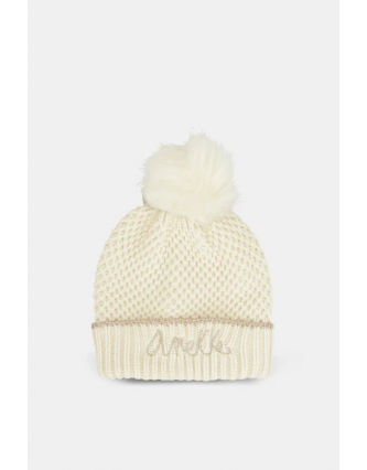 Gorro de Punto Beige Anekke