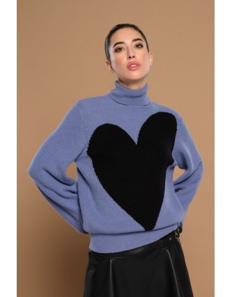 Black Cuore Sweater Minueto