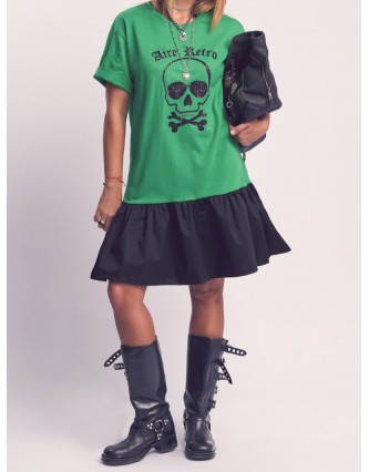 Vestido Verde Calavera...