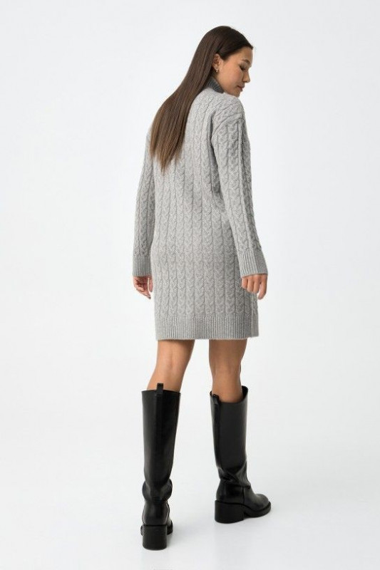 Vestido Punto Naomi Acero Gris Tiffosi 2