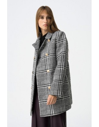 Abrigo Coquete Negro Tiffosi