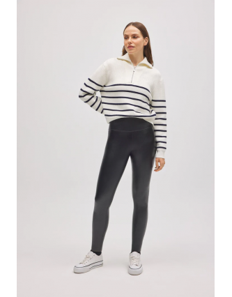 Legging Polipiel Negro